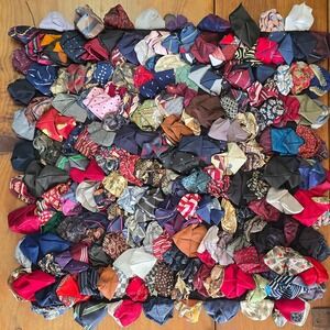 Vintage Dreamweavers Handmade Silk Tie Pillow Cover Reclaimed Mens Ties